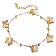 Amazon Jewelry New Retro Fashion Temperament Butterfly Ornament Hollow Pendant Bracelets